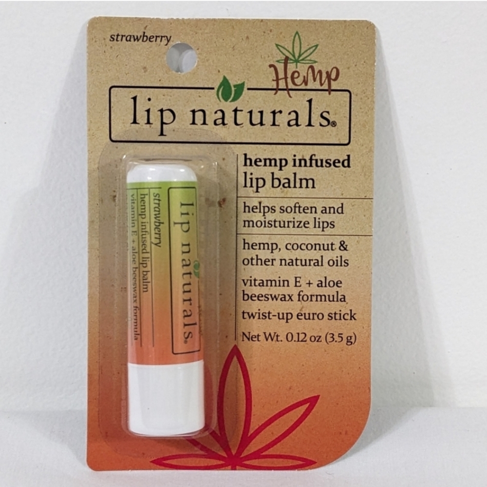 Hemp Infused Strawberry Lip Balm